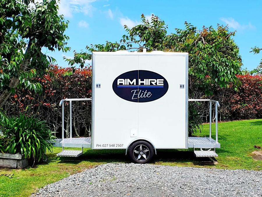 Toilets for events Portable Toilets Festivals Shows Hamiton Tauranga AIM Hire
