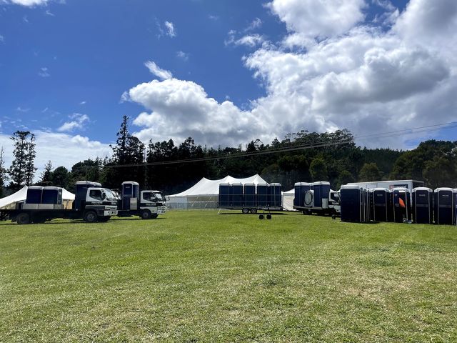 Portable toilet hire