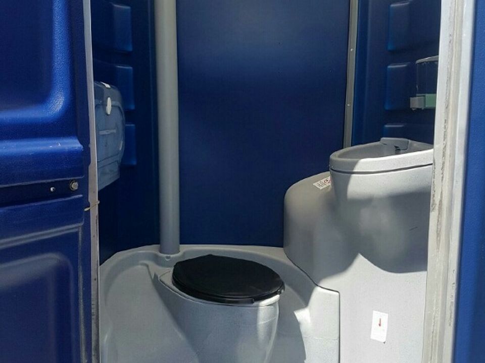 Inside Portable Toilet