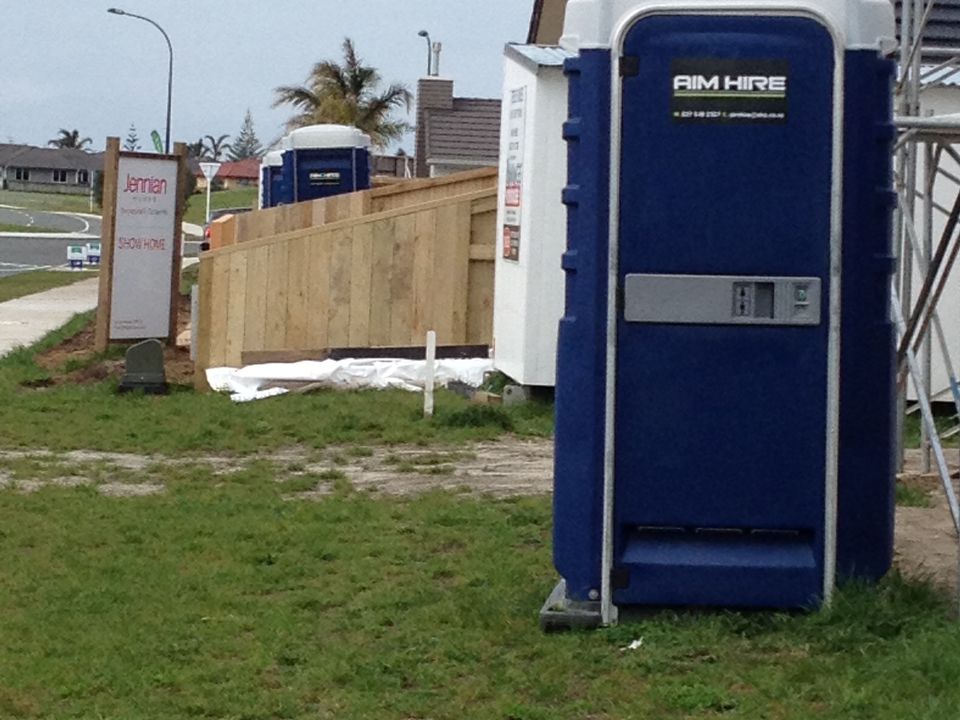 Building Site Toilets - Papamoa