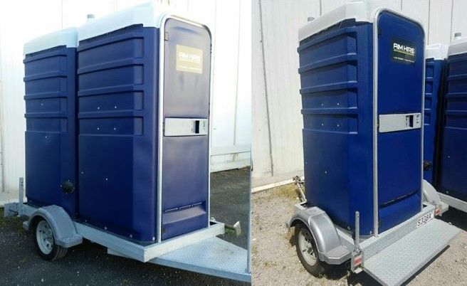 Double and Single Event Toilet Trailers